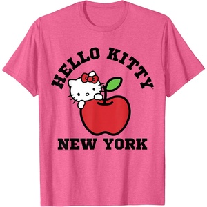 image:imageHello Kitty New York Big Apple Tee Shirt TShirtPink Heather