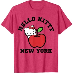 image:imageHello Kitty New York Big Apple Tee Shirt TShirtRed Heather