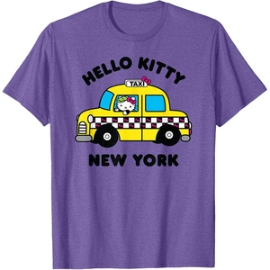 image:imageHello Kitty New York Taxi TShirtPurple Heather