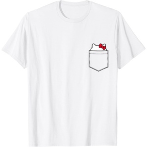 image:imageHello Kitty Peeking Pocket Tee Shirt TShirtWhite