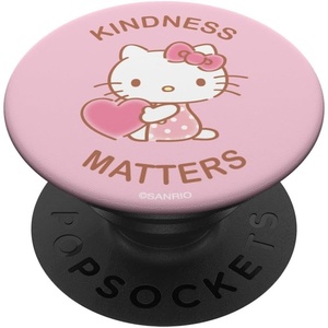 image:imageHello Kitty Pink Heart Cute Kindness Matters PopSockets Adhesive PopGripAdhesive PopGrip