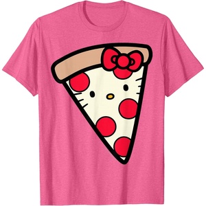 image:imageHello Kitty Pizza Slice Tee Shirt TShirtPink Heather