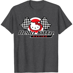 image:imageHello Kitty Racing Tee Shirt TShirtDark Heather Grey