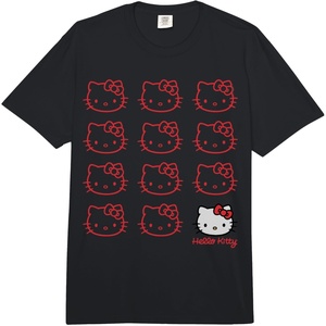 image:imageHello Kitty Real Comfort Colors Adult Heavyweight TshirtBlack