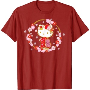 image:imageHello Kitty Sakura Spring TShirtCranberry Red