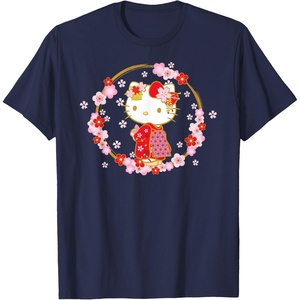 image:imageHello Kitty Sakura Spring TShirtNavy Blue