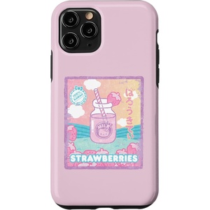 image:imageHello Kitty Strawberry Milk Bottle Case for iPhone 17iPhone 11 Pro