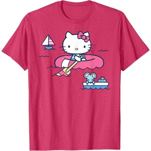 image:imageHello Kitty Summer Boat TShirtRed Heather