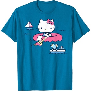 image:imageHello Kitty Summer Boat TShirtSapphire Blue