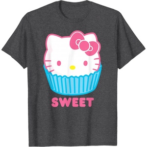 image:imageHello Kitty Sweet Cupcake TShirtDark Heather Grey