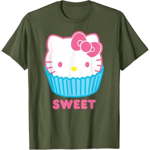 image:imageHello Kitty Sweet Cupcake TShirtOlive Green