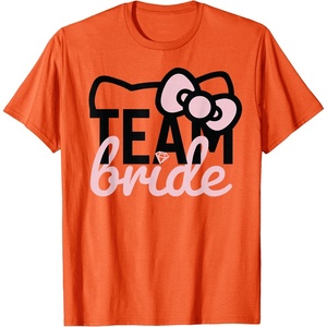 image:imageHello Kitty Team Bride for Bridal Party Bridesmaid TShirt SmallOrange