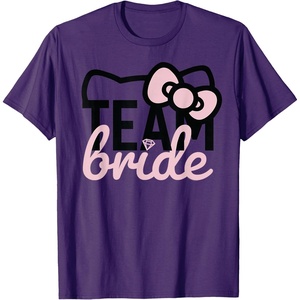image:imageHello Kitty Team Bride for Bridal Party Bridesmaid TShirt SmallPurple