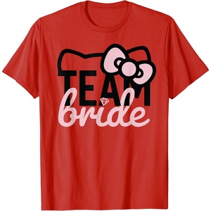 image:imageHello Kitty Team Bride for Bridal Party Bridesmaid TShirt SmallRed