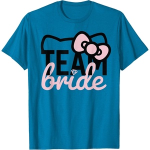 image:imageHello Kitty Team Bride for Bridal Party Bridesmaid TShirt SmallSapphire Blue