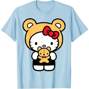 image:imageHello Kitty Teddy Bear Dress Up TShirt SmallBaby Blue