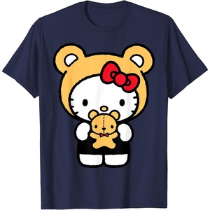 image:imageHello Kitty Teddy Bear Dress Up TShirt SmallNavy Blue