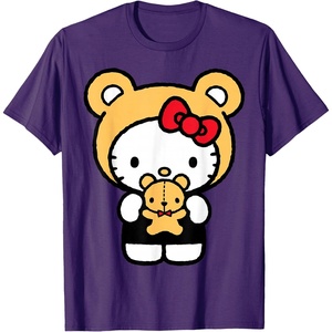 image:imageHello Kitty Teddy Bear Dress Up TShirt SmallPurple