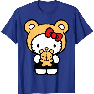 image:imageHello Kitty Teddy Bear Dress Up TShirt SmallRoyal Blue