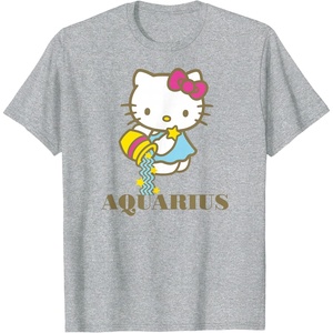 image:imageHello Kitty Zodiac Aquarius TShirtHeather Grey
