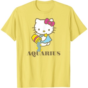 image:imageHello Kitty Zodiac Aquarius TShirtLemon Yellow