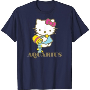 image:imageHello Kitty Zodiac Aquarius TShirtNavy Blue