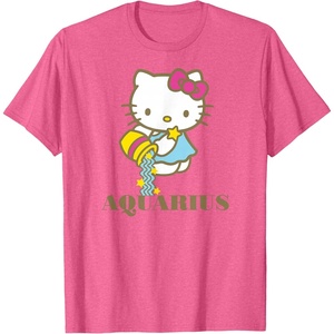 image:imageHello Kitty Zodiac Aquarius TShirtPink Heather