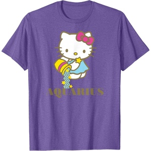 image:imageHello Kitty Zodiac Aquarius TShirtPurple Heather