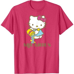 image:imageHello Kitty Zodiac Aquarius TShirtRed Heather
