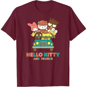 image:imageHello Kitty and Friends Adventure Awaits TShirtBurgundy