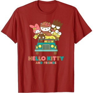 image:imageHello Kitty and Friends Adventure Awaits TShirtCranberry Red