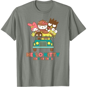 image:imageHello Kitty and Friends Adventure Awaits TShirtOlive Heather