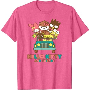 image:imageHello Kitty and Friends Adventure Awaits TShirtPink Heather