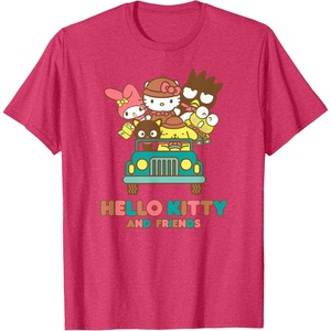 image:imageHello Kitty and Friends Adventure Awaits TShirtRed Heather
