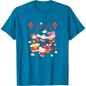 image:imageHello Kitty and Friends Happy Lunar New Year TShirtSapphire Blue