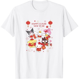 image:imageHello Kitty and Friends Happy Lunar New Year TShirtWhite