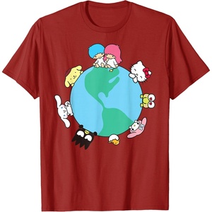 image:imageHello Kitty and Friends Sanrio Earth TShirtCranberry Red