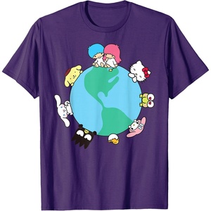 image:imageHello Kitty and Friends Sanrio Earth TShirtPurple