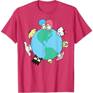 image:imageHello Kitty and Friends Sanrio Earth TShirtRed Heather