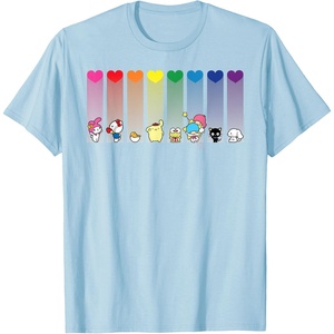 image:imageHello Kitty and Friends Sanrio Rainbow TShirtBaby Blue