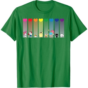 image:imageHello Kitty and Friends Sanrio Rainbow TShirtKelly Green