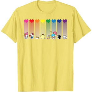 image:imageHello Kitty and Friends Sanrio Rainbow TShirtLemon Yellow