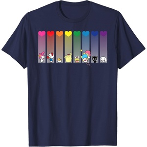 image:imageHello Kitty and Friends Sanrio Rainbow TShirtNavy Blue