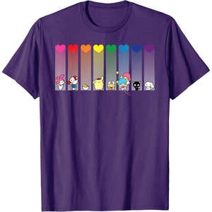 image:imageHello Kitty and Friends Sanrio Rainbow TShirtPurple