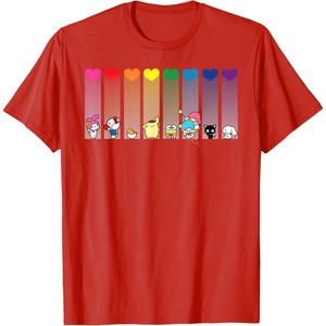 image:imageHello Kitty and Friends Sanrio Rainbow TShirtRed