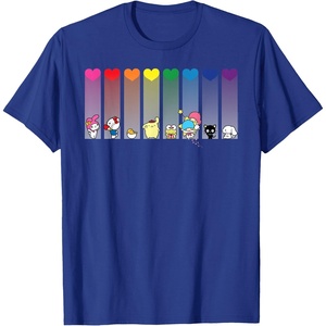 image:imageHello Kitty and Friends Sanrio Rainbow TShirtRoyal Blue
