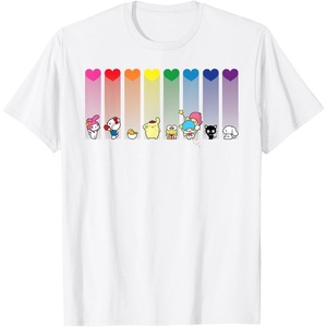 image:imageHello Kitty and Friends Sanrio Rainbow TShirtWhite