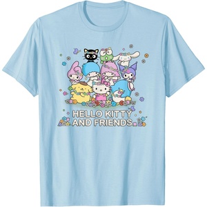 image:imageHello Kitty and Friends Spring Flower Festival TShirtBaby Blue