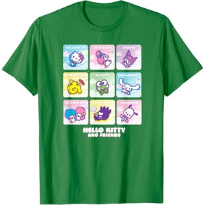 image:imageHello Kitty and Friends Square Icons TShirtKelly Green