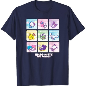 image:imageHello Kitty and Friends Square Icons TShirtNavy Blue
